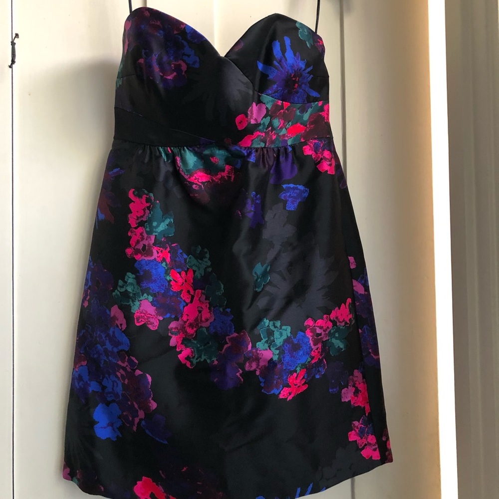 Tibi Floral Strapless Dress Sz 4